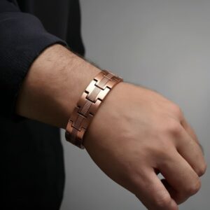 Bracelet Magnétique en Cuivre - Boostez votre Énergie